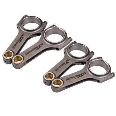 4340 Forged Connecting Rods+ARP2000 Bolts Compatible For Honda Acura 2 ...